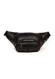 NEWİSH POLO BEL ÇANTASI FREE BAG KULAKLIK ÇIKIŞLI-SUNİ DERİ SİYAH