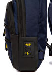Newish Polo Body Bag USB Çıkışlı Çapraz Göğüs ve Sırt Çantası-Qatro 2333