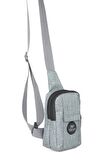 Newish Polo Body Bag Çapraz Göğüs ve Sırt Çantası Telefon Bölmeli Mini 501-Gri