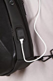 NEWİSH POLO ÇAPRAZ SIRT ÇANTASI-BODY BAG USB VE KULAKLIK ÇIKIŞLI-UZİKO 2405