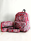 NewBag UNİCORN KIZ SIRT OKUL ÇANTASI-3'LÜ SET  (YENİ SEZON)