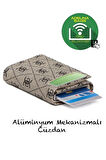 NEWİSH POLO RFİD ÖZELLİKLİ MEKANİZMALI CÜZDAN KARTLIK-SUNİ DERİ FÜME