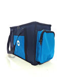 NEWBAG YANDAN CEPLİ YALITIMLI SOĞUTUCU  EL ASKILI TAŞINABİLİR KAMP PİKNİK ÇANTASI-ORTA BOY-LACİVERT MAVİ