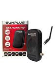 Sunplus Starlink Turbo HD 2024 Çanaklı-Çanaksız  Full Hd Sınırsız Sinema Paketli Uydu Alıcısı Wifi Hediyeli
