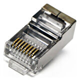 Cat6 Metal Rj45 Jack Konnektör Uç Lan Ethernet Jak 100 Adet