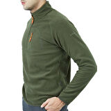 600508 Alpinist Gamma Fermuarlı Erkek Polar Sweet Haki L