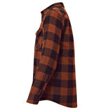 Alpinist Vejan Erkek Ekose Outdoor Gömlek Tarçın