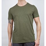 600400 Alpinist Albino Basic Erkek T-Shirt Haki 3XL