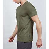 600400 Alpinist Albino Basic Erkek T-Shirt Haki 3XL