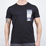600606 Alpinist Lex Erkek T-Shirt Siyah 3XL