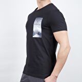 600606 Alpinist Lex Erkek T-Shirt Siyah 3XL