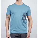 600611 Alpinist Camp Erkek T-Shirt Mavi XL
