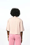 Kısa Kol Pudra Renk Gömlek