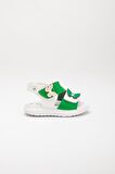 Şirinbebe Şiringenç Kelebek Model Yeşil Kız Bebek Çocuk Sandalet