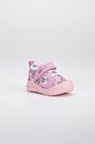 Şirinbebe Şiringenç Keten Fuşya Kız İlkadım Bebek Çocuk Ayakkabısı