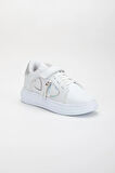 Kız Çocuk Spor Ayakkabı Beyaz Yan Püskül Dikişli Taban