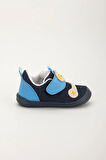 Şirinbebe Ortopedik Erkek Bebek İlkadım Ayakkabı Mavi Cırtlı Anorak