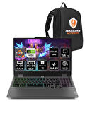 Lenovo LOQ AI R5 8645HS 16GB 512GB SSD RTX4050/6GB 105W FHD 15.6" W11P Gaming Laptop & PER4 ÇANTA