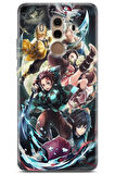 Huawei Mate 10 Pro uyumlu Anime 5 Renkli Tasarım Demon Slayer I