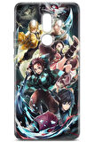 Huawei Mate 10 Pro uyumlu Anime 5 Renkli Tasarım Demon Slayer I