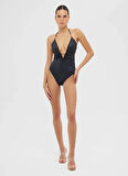 Maliluha Siyah Kadın Mayo Luna One Piece