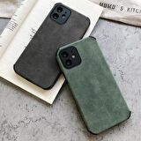  iPhone 11 Pro Max Köşe Korumalı Antik Deri Telefon Kılıfı