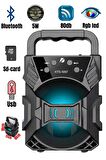 TT KTS-1057 Wireless Kablosuz Bluetooth Hoparlör RGB SD/USB
