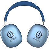 Jnuobi A-9 Kablosuz Kulak Üstü Mikrofonlu Bluetooth Kulaklık FM /TF Mavi