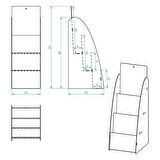 3 KATLI METAL BROŞÜRLÜK , A6 BROŞÜRLÜK,OFİS BROŞÜRLÜK , FUAR DAVETİYE STANDI,BİLGİLENDİRME STANDI , İNSERT STANDI, RAFLI BROŞÜRLÜK ,TANITIM STANDI , MASAÜSTÜ BROŞÜRLÜK , TEZGAHÜSTÜ BROŞÜRLÜK