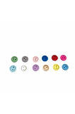 12 Adet 15 Mm Handmade Ahşap Yuvarlak Düğme