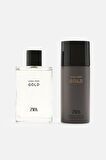 ZARA MAN GOLD EDT 90 ML (3.04 FL OZ) + DEODORANT SPRAY EDC 150 ML (5.07 FL OZ)