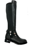 409032 Kadın Fermuarlı Riklalı Çizme