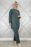 KADIN DİKME VE TAŞ DETAYLI TESETTÜR TAKIM