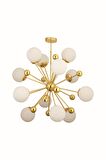 Linda 12'li Gold Modern Avize