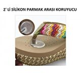 Parmak Arası Terlik Parmak Koruyucu Silikon Ped 2 Adet Koruyucu 