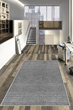 GRİ Dijital Baskılı Pvc Taban Kaymaz Halı C2090-1