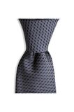Gri desenli 8 cm genişliğinde kravat
