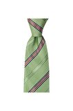 Yeşil çizgili 8 cm genişliğinde kravat