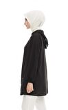 SETRMS SİYAH Kolları File Detaylı Spor Tunik 2424049