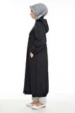 SETRMS SİYAH Pat Detaylı Fermuarlı Kap 2422009