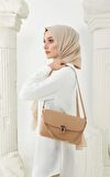 SETRMS CAMEL Zincir Detaylı Kol Çantası 242403231