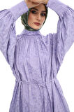 SETRMS LEYLAK Reglan Kesim Jakarlı Kumaş Tunik 2424123