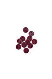 10 Adet 10 Mm Yuvarlak Düğme (bordo)