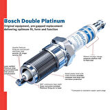 Voklswagen Passat 1.4 TSI Bosch Çift Platin Buji Takımı 2014-2019 4 Adet