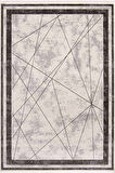 Enti Halı Lavin Koleksiyonu Akrilik Saçaklı Halı 4801 Gri