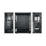 Asus Vento Vg10F 550W 80+ Rgb 4X Fan Siyah Temperli Cam Mid Tower Atx Gaming Kasa