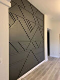 Boyanabilir Beyaz Düz Duvar Çıtası Dekoratif 4 cm x 240 cm