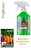 VENİV AGRİCULTURE 3V Grener 500 ml + 2000 Karışık Havuç Tohumu | Renkli ve Sağlıklı Bahçeler
