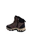Soğuk Geçirmez Unisex Uzun Outdoor Trekking Bot Ayakkabı KAHVERENGİ