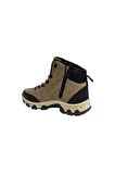 Soğuk Geçirmez Unisex Uzun Outdoor Trekking Bot Ayakkabı VİZON